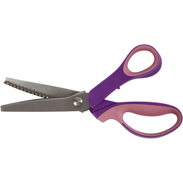 Creativ Company Pinking kartelschaar, L: 23,5 cm, rechtshandig, 1 stuk