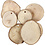 Creativ Company Houten schijven met gat, d 40-70 mm, gatgrootte 4 mm, dikte 5 mm, 25 stuk/ 1 doos