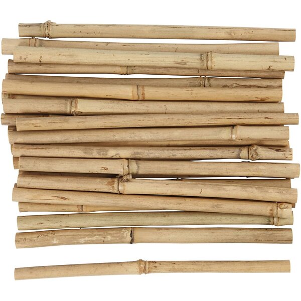 Creativ Company Stokken van bamboe, L: 20 cm, dikte 8-15 mm, 30 stuk/ 1 doos