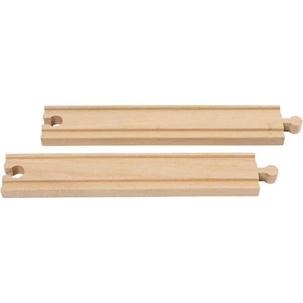 VIGA VIGA spoorweg, Recht, L: 21,5 cm, 2 stuk/ 1 doos