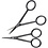 Creativ Company Silhouetschaar, L: 11 cm, rechtshandig, 1 stuk