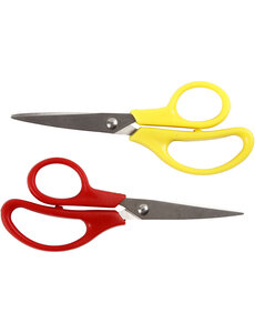 Creativ Company Kinderscharen, L: 12,5 cm, puntig, rechts- & linkshandig, 12 stuk/ 1 doos