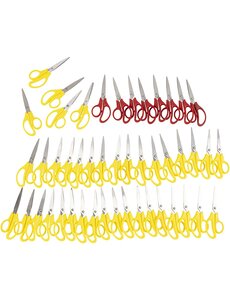 Creativ Company Kinderscharen, L: 12,5 cm, puntig, rechts- & linkshandig, 48 stuk/ 1 doos
