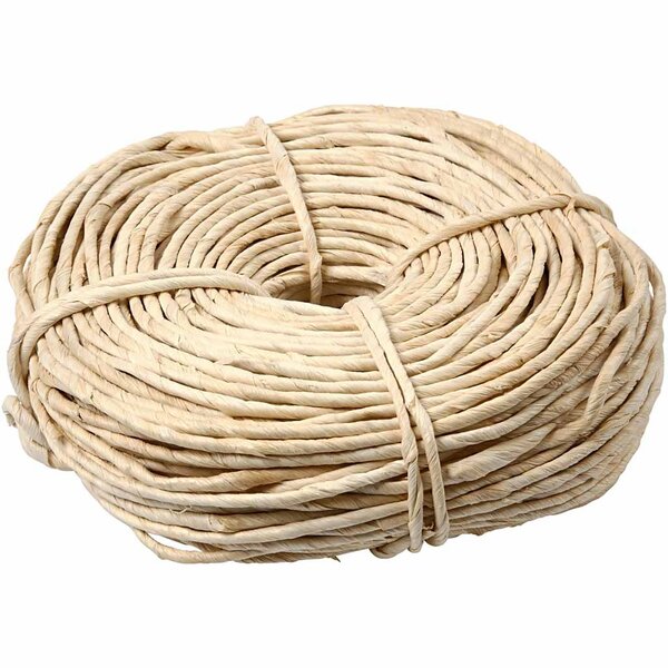 Creativ Company Mais koord, B: 3,5-4 mm, naturel, 500 gr/ 1 bol