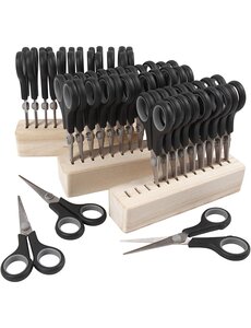 Creativ Company Kinderschaar, L: 14 cm, rechts- & linkshandig, zwart, 1 set
