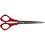 Creativ Company Schoolscharen, L: 16 cm, puntig, linkshandig, rood, 1 stuk