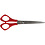 Creativ Company Schoolscharen, L: 16 cm, puntig, linkshandig, rood, 1 stuk