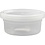 Creativ Company Plastic potje met deksel, H: 38 mm, d 84 mm, 125 ml, 20 stuk/ 1 doos
