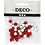 Creativ Company Belletjes, d 8 mm, rood/wit, 50 stuk/ 1 doos