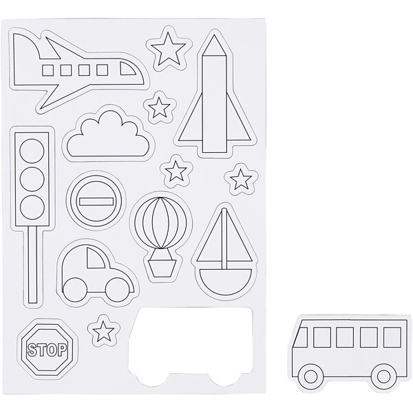 Creativ Company Magneten, transport, afm 14,85x21 cm, 1 vel