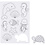 Creativ Company Magneten, zeefiguren, vel 14,85x21, 1 vel