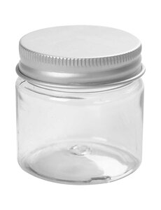 Creativ Company Potje met schroefdop, H: 45 mm, d 44 mm, 50 ml, 10 stuk/ 1 doos