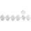 Creativ Company Strip verfpotjes, 20x6 stuk/ 1 doos