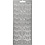 Creativ Company Stickers, kruis, vel 10x23 cm, zilver, 1 vel