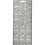 Creativ Company Stickers, ooievaar met baby, vel 10x23 cm, zilver, 1 vel