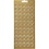 Creativ Company Stickers, harten, vel 10x23 cm, goud, 1 vel