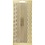 Creativ Company Stickers, randen, vel 10x23 cm, goud, 1 vel