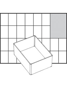 Raaco Inzet Box, afm A7-1, H: 47 mm, afm 109x79 mm, 1 stuk