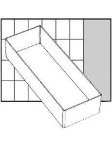 Raaco Inzet Box, afm A7-2, H: 47 mm, afm 218x79 mm, 1 stuk