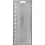 Creativ Company Stickers, randen, vel 10x23 cm, zilver, 1 vel