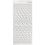 Creativ Company Stickers, harten, vel 10x23 cm, zilver, 1 vel