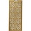 Creativ Company Stickers, harten, vel 10x23 cm, goud, 1 vel