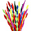 Creativ Company Chenille, gegolfd, L: 30 cm, dikte 5-12 mm, diverse kleuren, 28 div/ 1 doos