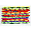 Creativ Company Chenille, gegolfd, L: 30 cm, dikte 5-12 mm, diverse kleuren, 28 div/ 1 doos