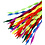 Creativ Company Chenille, gegolfd, L: 30 cm, dikte 5-12 mm, diverse kleuren, 28 div/ 1 doos