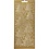 Creativ Company Stickers, kerstboom, vel 10x23 cm, goud, 1 vel