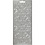 Creativ Company Stickers, harten, vel 10x23 cm, zilver, 1 vel