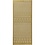 Creativ Company Stickers, sterren, vel 10x23 cm, goud, 1 vel