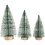 Creativ Company Kerstbomen, H: 10+13+14 cm, 3 stuk/ 1 doos