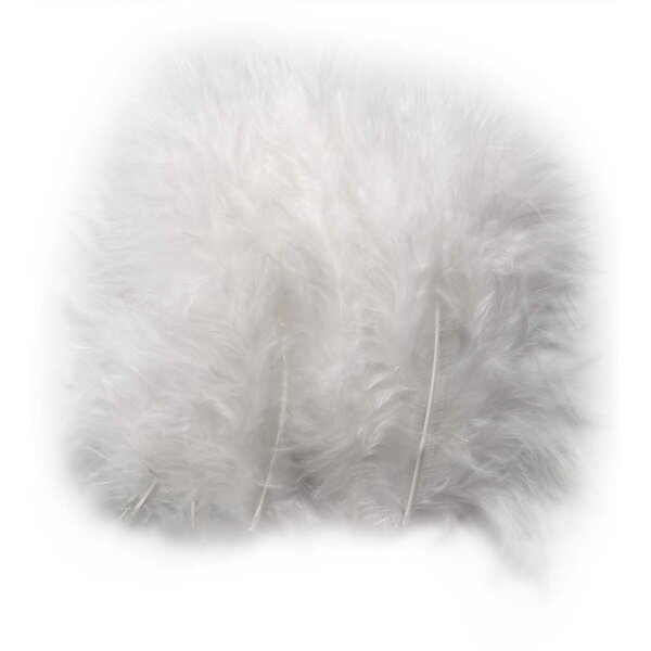 Creativ Company Dons, afm 5-12 cm, wit, 15 stuk/ 1 doos