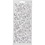 Creativ Company Stickers, vlinders, vel 10x23 cm, zilver, 1 vel