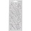 Creativ Company Stickers, bladeren, vel 10x23 cm, zilver, 1 vel