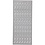 Creativ Company Stickers, cijfers, vel 10x23 cm, zilver, 1 vel