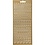 Creativ Company Stickers, alfabet, vel 10x23 cm, goud, 1 vel