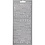Creativ Company Stickers, alfabet, vel 10x23 cm, zilver, 1 vel