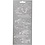 Creativ Company Stickers, vissen, vel 10x23 cm, zilver, 1 vel