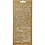 Creativ Company Stickers, auto's, vel 10x23 cm, goud, 1 vel
