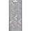 Creativ Company Stickers, rozen, vel 10x23 cm, zilver, 1 vel