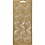 Creativ Company Stickers, margrieten, vel 10x23 cm, goud, 1 vel