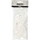 Ganzen veren - rond, L: 5-8 cm, wit, 3 gr/ 1 doos