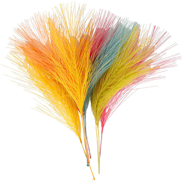 Creativ Company Kunstveren, L: 15 cm, B: 8 cm, diverse kleuren, 10 stuk/ 1 doos