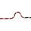Creativ Company Alu draad, diamond-cut, dikte 2 mm, rood, 7 m/ 1 rol