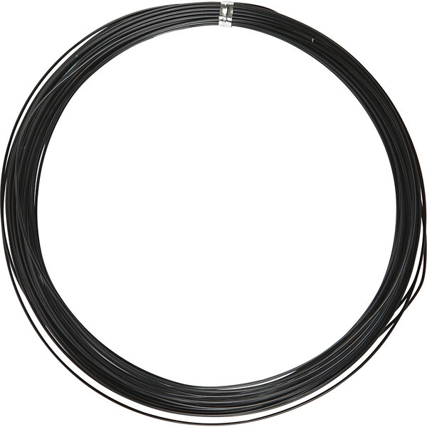 Creativ Company Alu draad, rond, dikte 1 mm, zwart, 16 m/ 1 rol