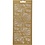 Creativ Company Stickers, rozen, vel 10x23 cm, goud, 1 vel