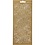 Creativ Company Stickers, hulst, vel 10x23 cm, goud, 1 vel