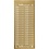Creativ Company Stickers, velkommen, vel 10x23 cm, goud, 1 vel